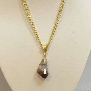 NEW Raw Citrine necklace